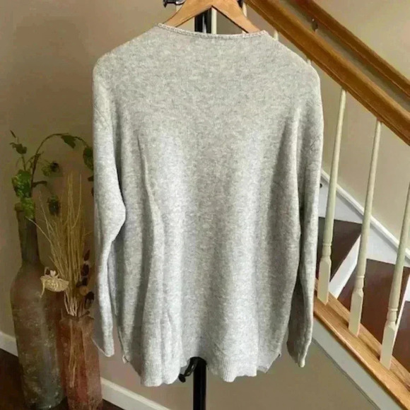 EASEL Starfish Acrylic Blend Women Sweater Light Grey Size S - Picture 4 of 11